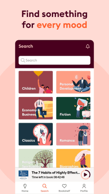 Screenshot of the application Storytel - Audiobooks by subscription - #5