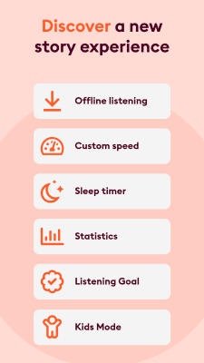 Screenshot of the application Storytel - Audiobooks by subscription - #6