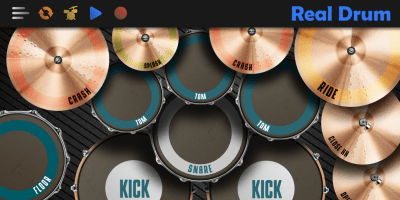 Screenshot of the application Real Drum - #6