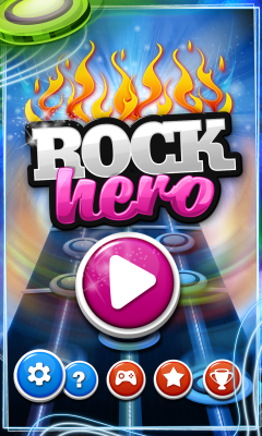 Screenshot of the application Rock Hero - #2