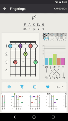 Screenshot of the application Chord! Free (Guitar Chords) - #1