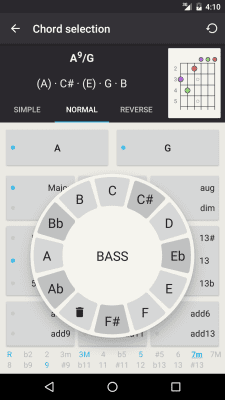 Screenshot of the application Chord! Free (Guitar Chords) - #4