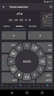 Screenshot of the application Chord! Free (Guitar Chords) - #5