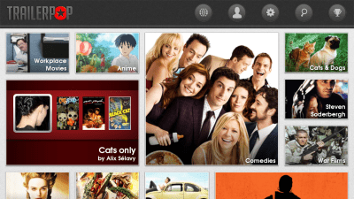 Screenshot of the application Trailerpop - #5