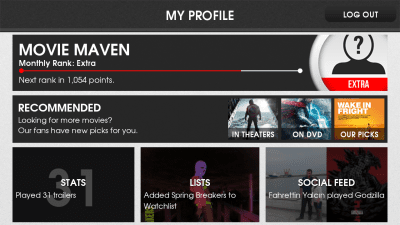 Screenshot of the application Trailerpop - #7