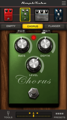Screenshot of the application AmpliTube UA - #3