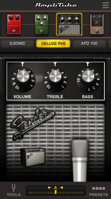 Screenshot of the application AmpliTube UA - #5