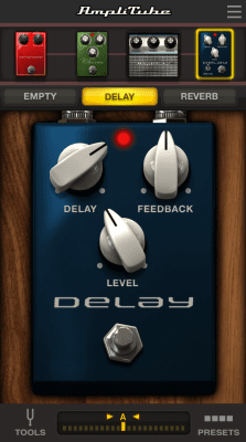 Screenshot of the application AmpliTube UA - #7