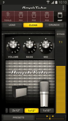 Screenshot of the application AmpliTube Free/SamsungProAudio - #4
