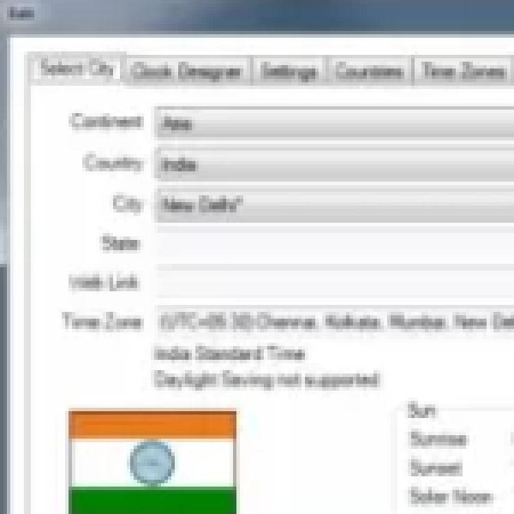 Sharp World Clock download on Windows for free