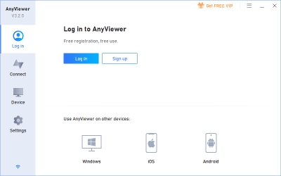 Screenshot of the application AnyViewer - #2