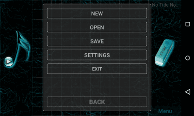 Screenshot of the application Astro Music - #4