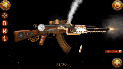Screenshot of the application Steampunk weapon simulator - #7