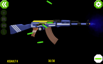 Screenshot of the application eWeapons Toy Guns Simulator - #1