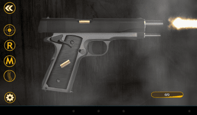 Screenshot of the application eWeapons Simulator Free - #1