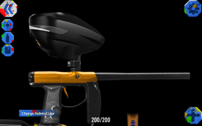 Screenshot of the application Paintball weapon simulator eWeapons - #4
