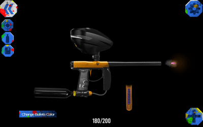 Screenshot of the application Paintball weapon simulator eWeapons - #5