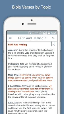 Screenshot of the application Bible Verses - #1