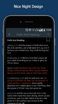 Screenshot of the application Bible Verses - #4
