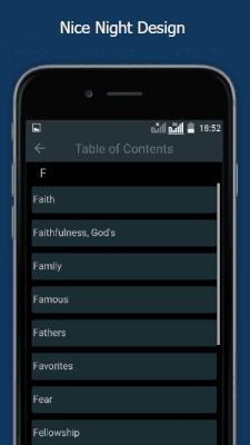 Screenshot of the application Bible Verses - #5