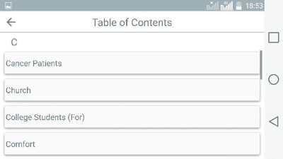 Screenshot of the application Bible Verses - #10