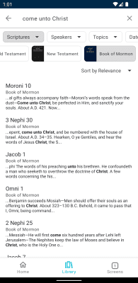 Screenshot of the application Evangelical Library - #4