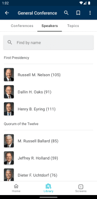Screenshot of the application Evangelical Library - #5