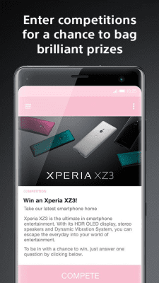 Screenshot of the application Xperia LOUNGE - #3