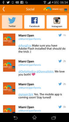 Screenshot of the application Miami Open - #3