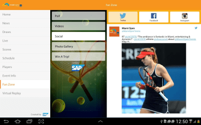 Screenshot of the application Miami Open - #5