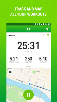 Screenshot of the application Endomondo Running Cycling Walking - #4