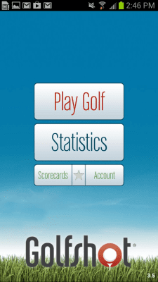 Screenshot of the application Golfshot Lite - #1