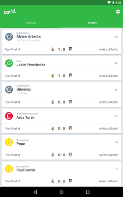 Screenshot of the application Tackl for Messenger - #12