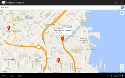 Screenshot of the application Find Sports Nearby Me - #7