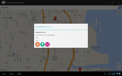 Screenshot of the application Find Sports Nearby Me - #8