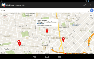 Screenshot of the application Find Sports Nearby Me - #9
