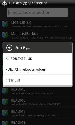 Screenshot of the application PDB Book Reader - #2