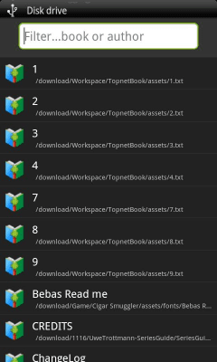 Screenshot of the application PDB Book Reader - #3
