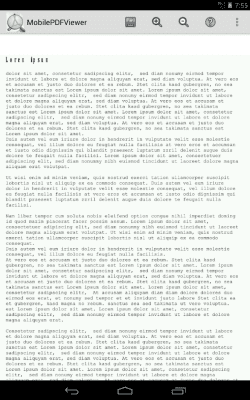 Screenshot of the application MobilePDFViewer (Free) - #4