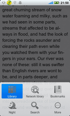 Screenshot of the application Open Book Reader - #3