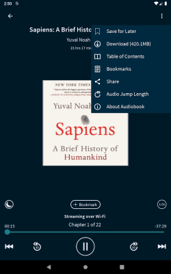 Screenshot of the application Scribd: Audiobooks & ebooks - #8