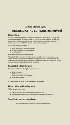 Screenshot of the application Adobe Digital Editions - #2