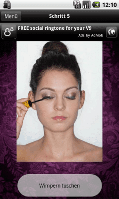 Screenshot of the application Make-Up Anleitungen free - #4