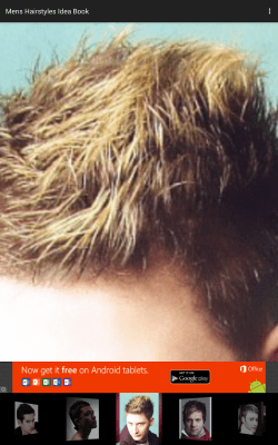 Screenshot of the application Men's hairstyles Idea Book - #3