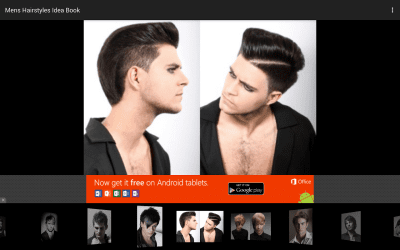 Screenshot of the application Men's hairstyles Idea Book - #6
