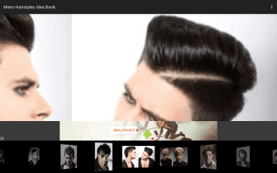 Screenshot of the application Men's hairstyles Idea Book - #7