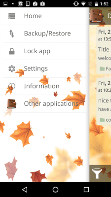 Screenshot of the application Diary Locked - #2