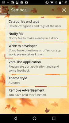 Screenshot of the application Diary Locked - #3