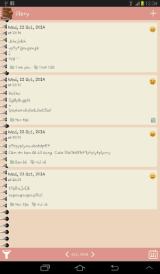 Screenshot of the application Diary Locked - #9