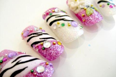 Screenshot of the application Nail Art Designs Set 3 - #3